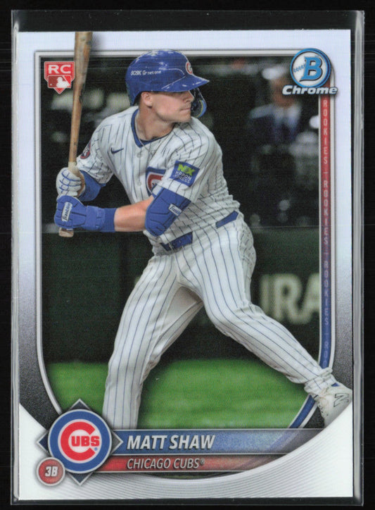 Matt Shaw RC Red Rookie Logo