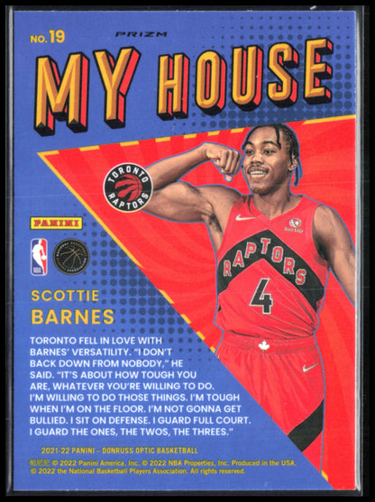 Scottie Barnes RC My House Purple Holo