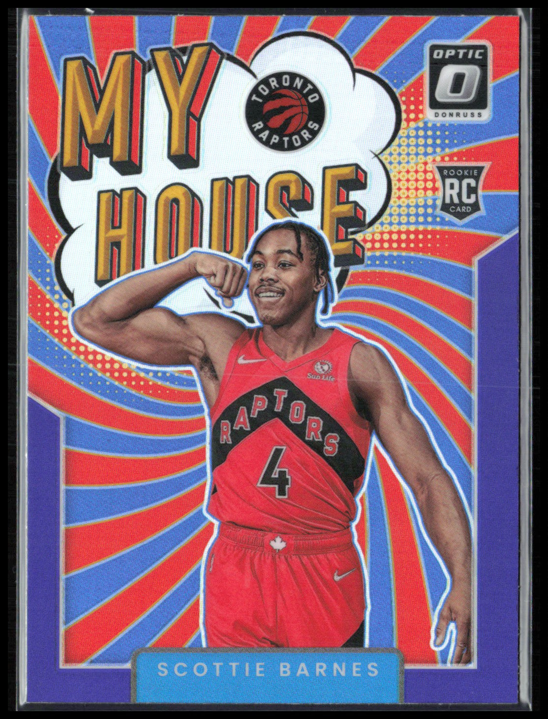 Scottie Barnes RC My House Purple Holo
