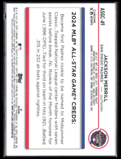 Jackson Merrill RC ASG