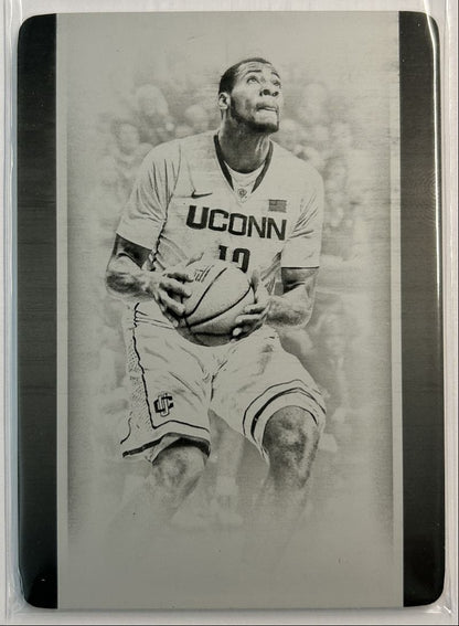 Andre Drummond 1/1 Printing Plate 2015 Panini National Treasures Collegaite