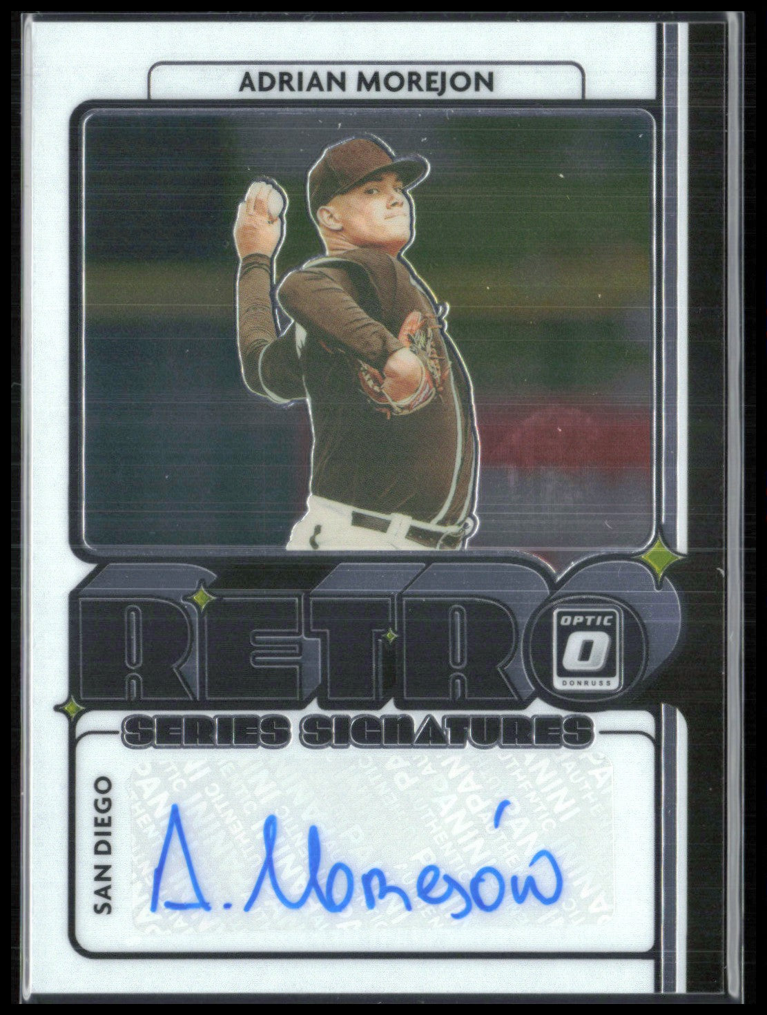 Adrian Morejon Auto Retro Series Signatures