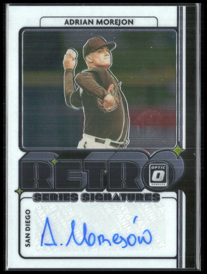 Adrian Morejon Auto Retro Series Signatures