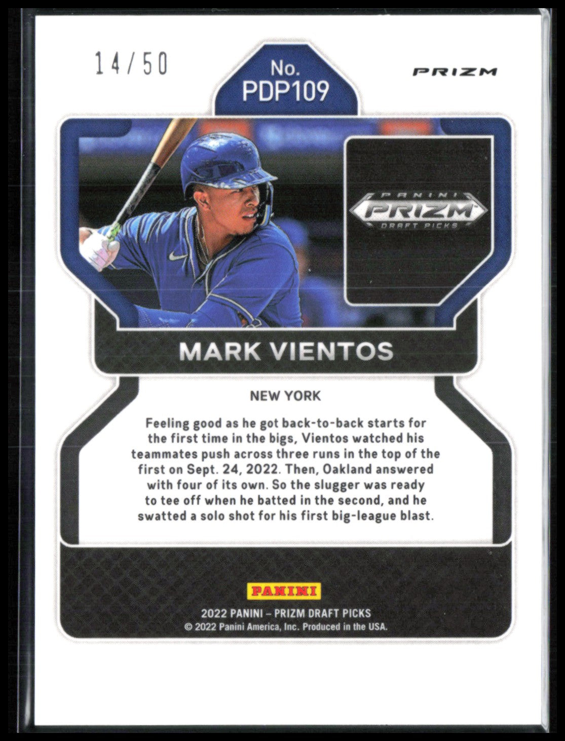 Mark Vientos Orange Holo /50