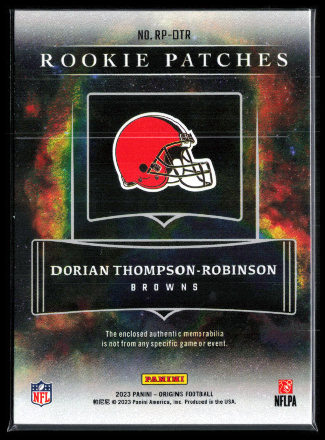 Dorian Thompson-Robinson RC Patch /199