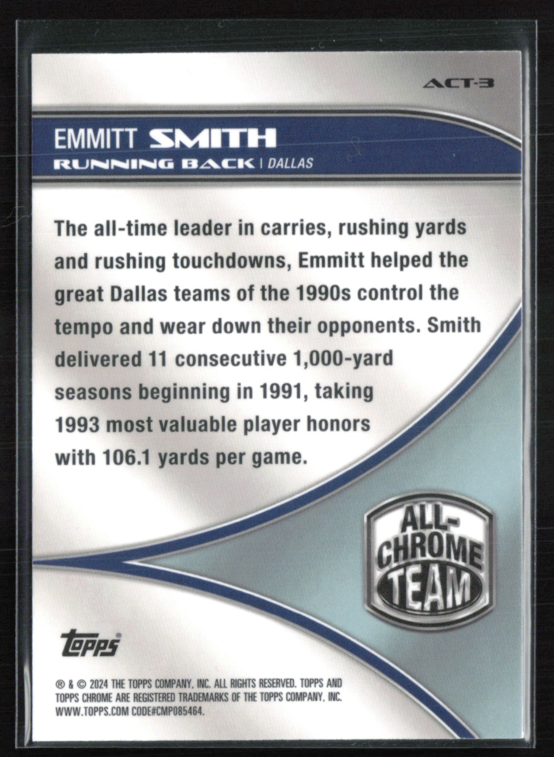 Emmitt Smith X-Fractor