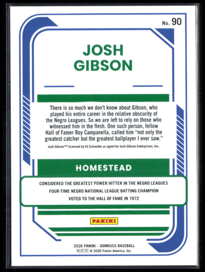 Josh Gibson Red Blue
