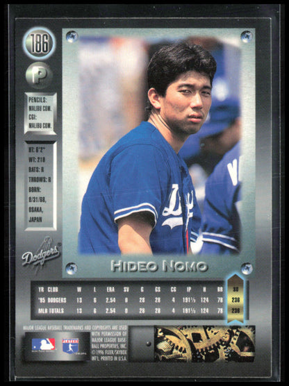 Hideo Nomo 1996 Metal Universe