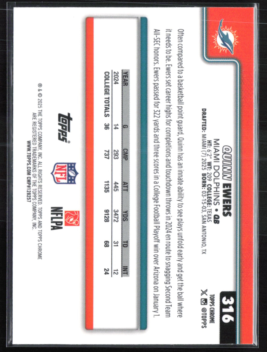 Quinn Ewers RC Raywave Refractor