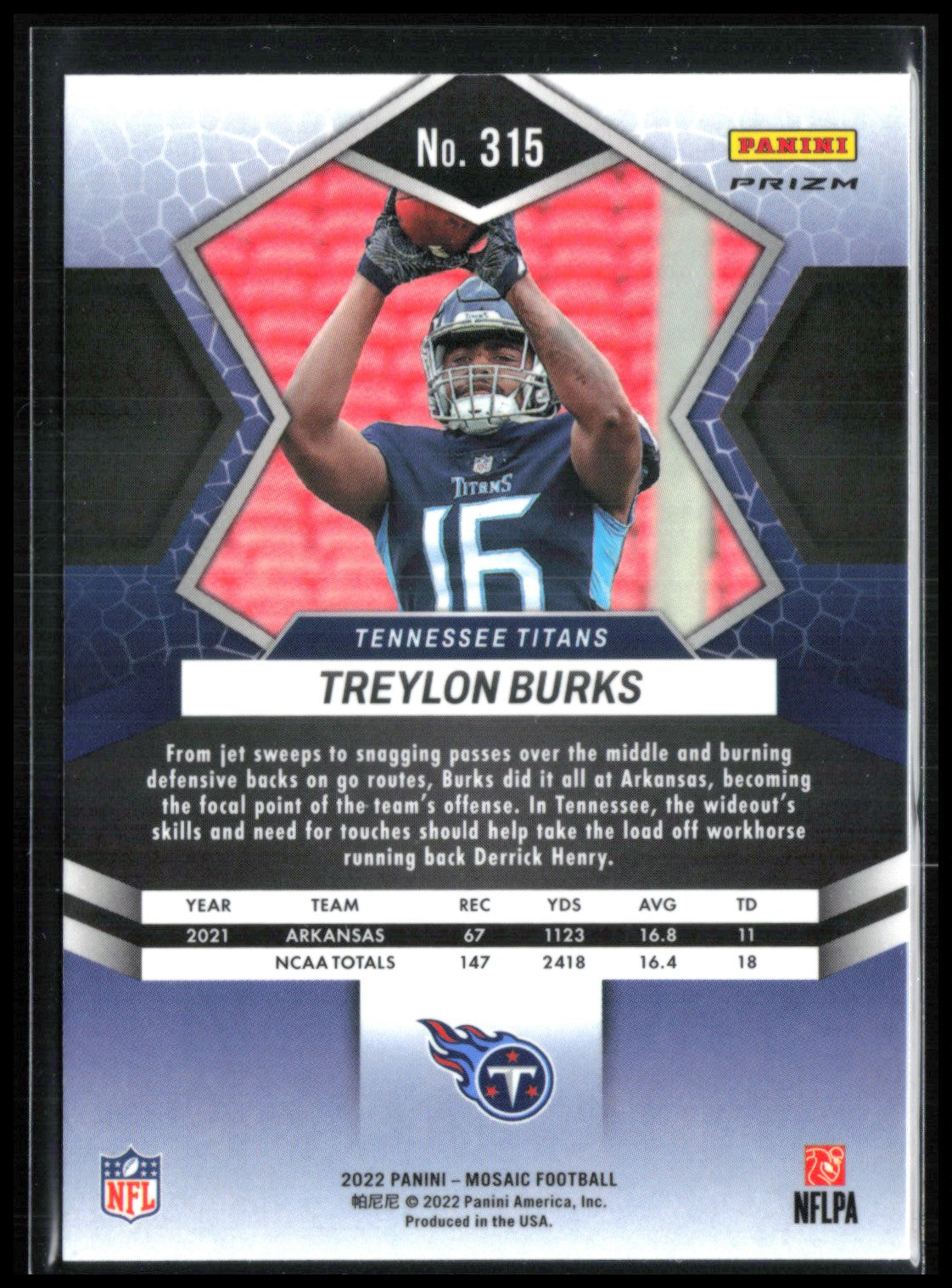 Treylon Burks RC Holo
