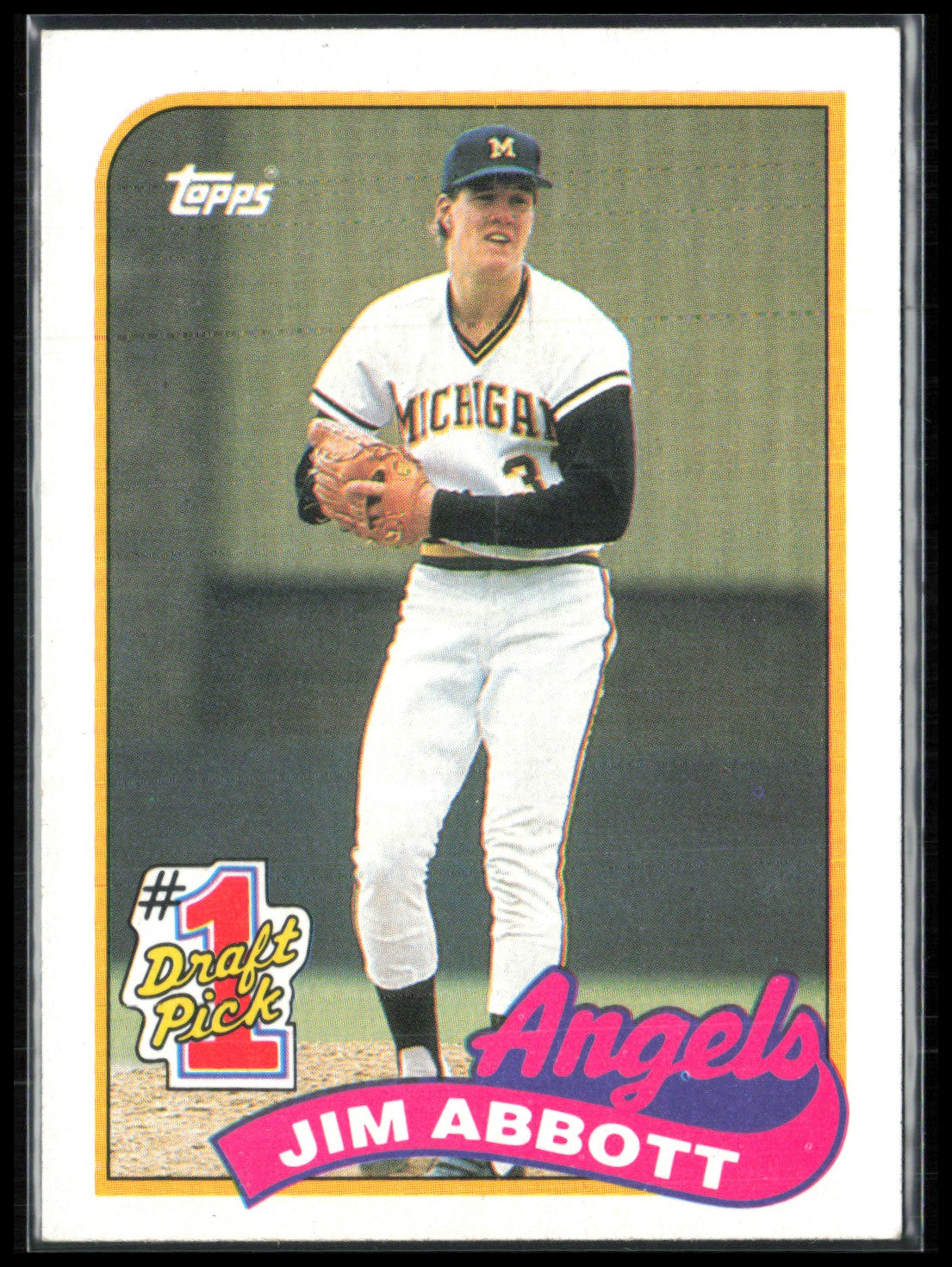 Jim Abbott 1989 Topps