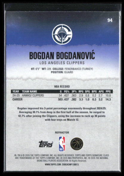 Bogdan Bogdanovic Refractor