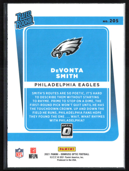 DeVonta Smith RC Optic Rated Rookie