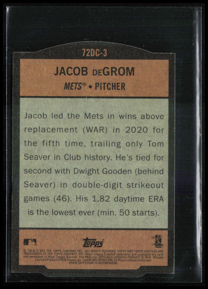 Jacob DeGrom Mini Die-Cut