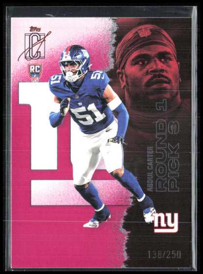 Abdul Carter RC Pink /250