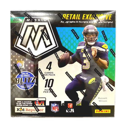 2021 Mosaic NFL Single Pack (4 Cards from a Mega)