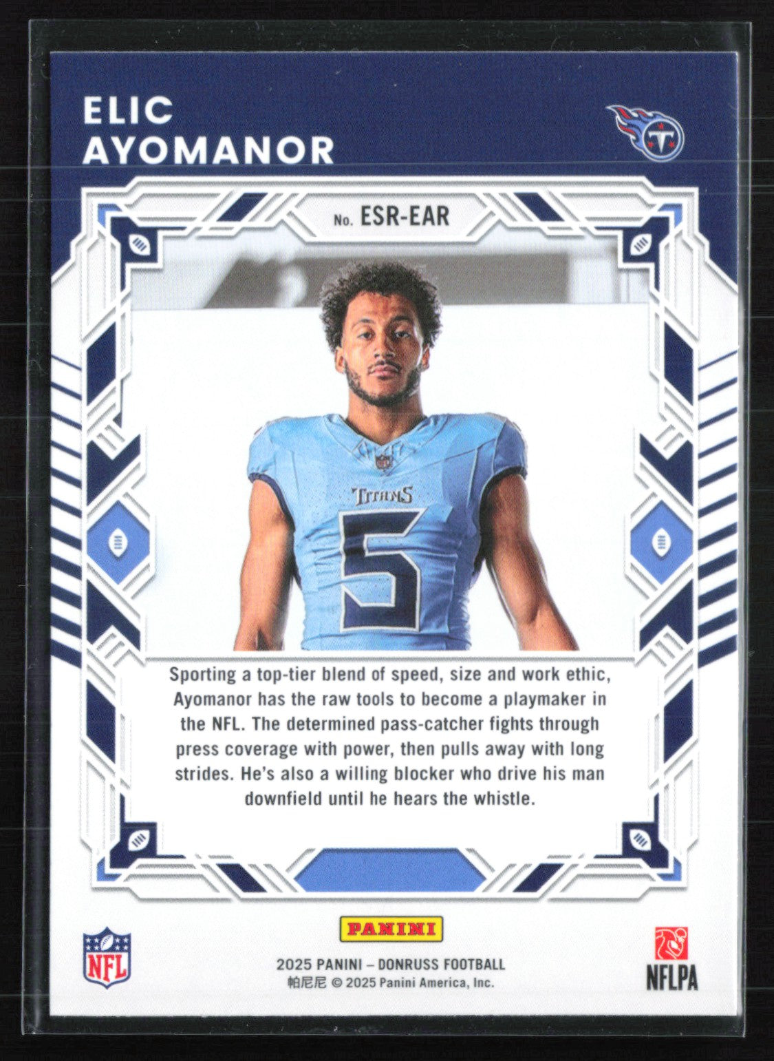 Elic Ayomanor RC Elite Series Rookies