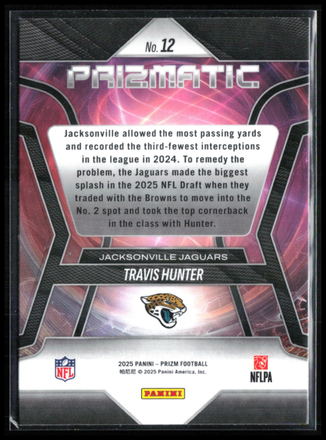 Travis Hunter RC Prizmatic