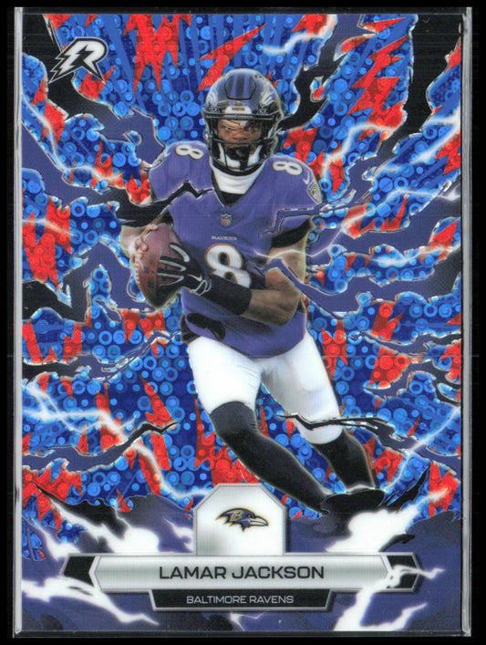 Lamar Jackson Blue & Orange 2026 Topps Resurgence