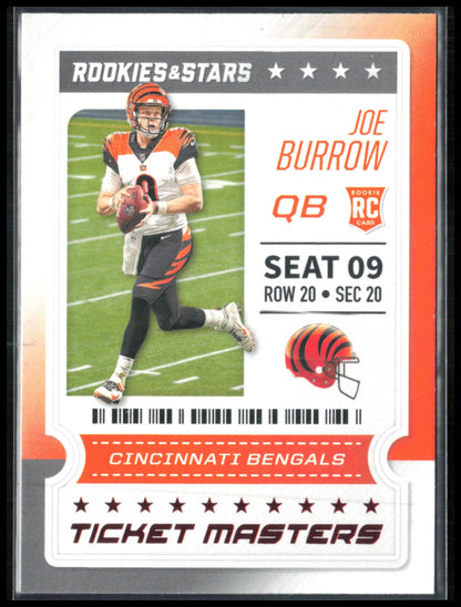 Joe Burrow RC Ticket Masters
