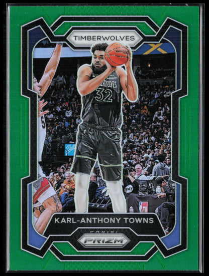 Karl-Anthony Towns Green Prizm