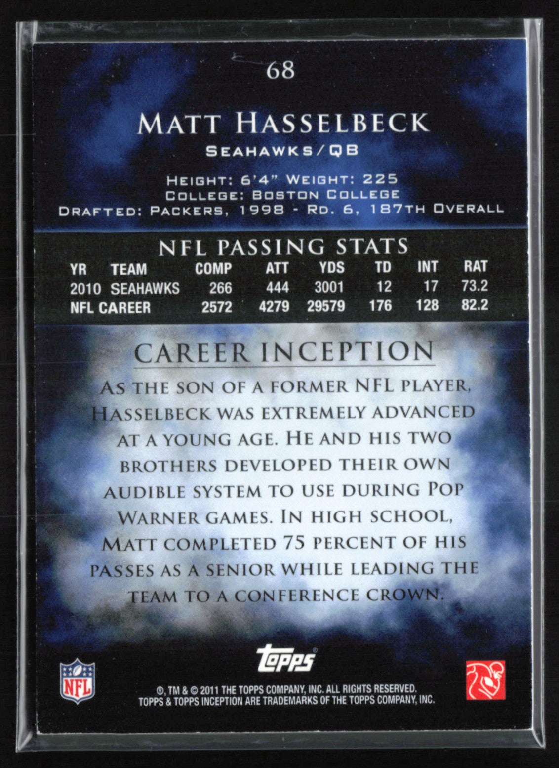Matt Hasselbeck /209