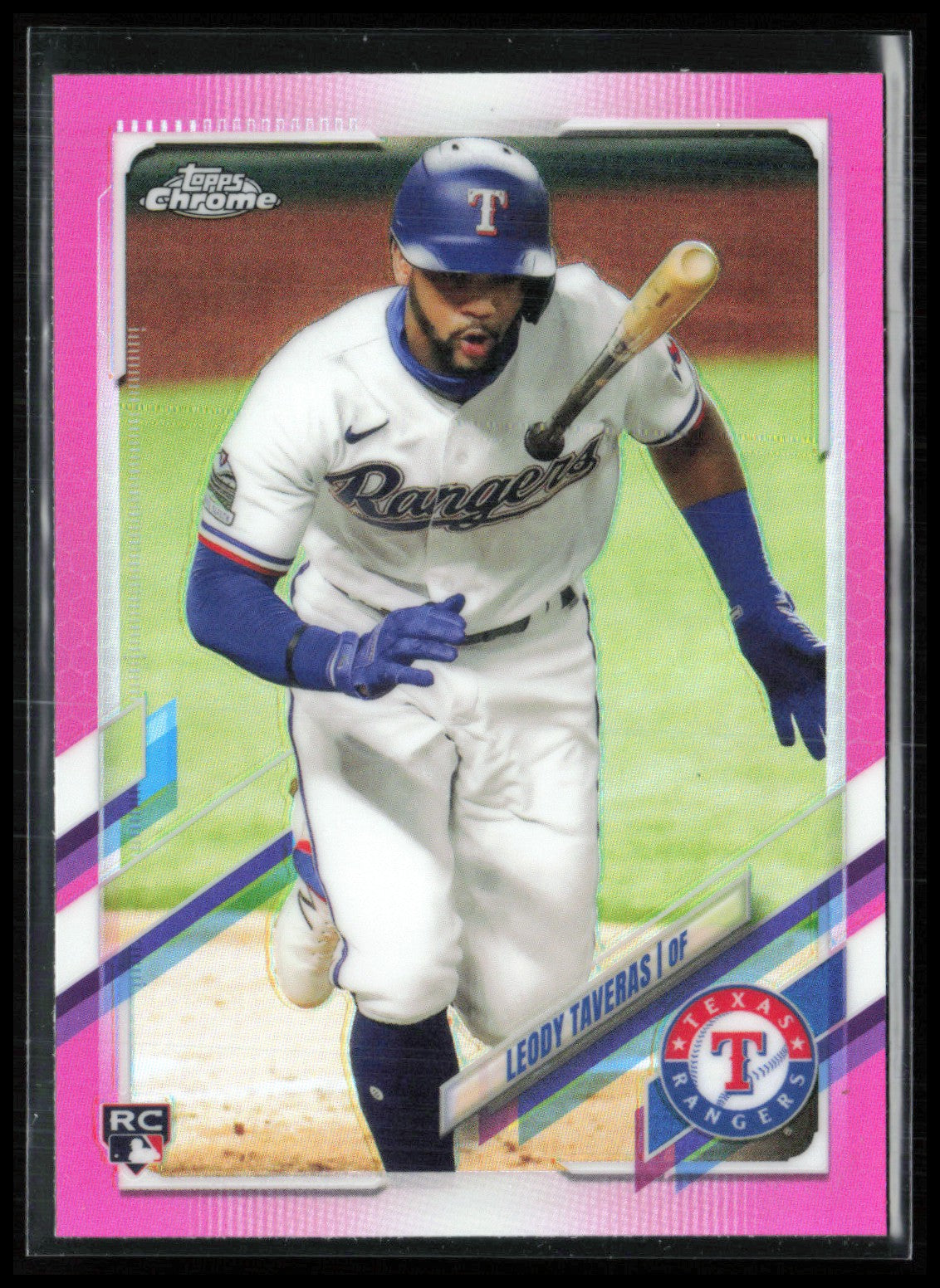 Leody Taveras RC Pink Refractor