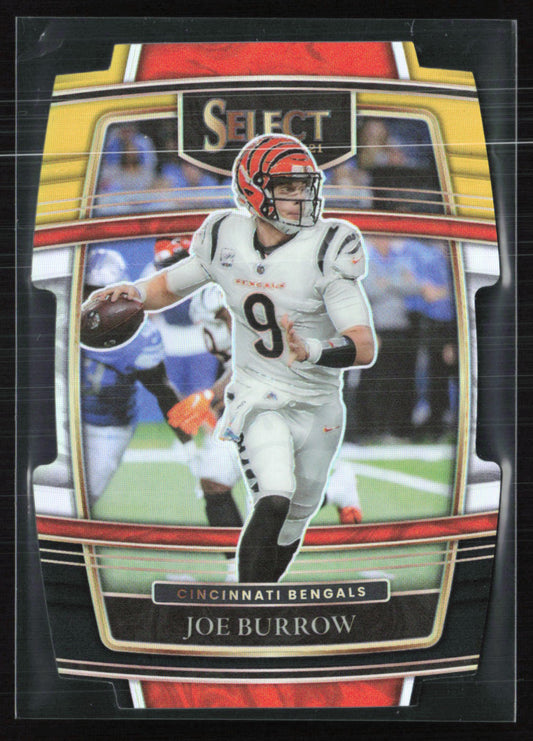 Joe Burrow Gold Black Die-Cut