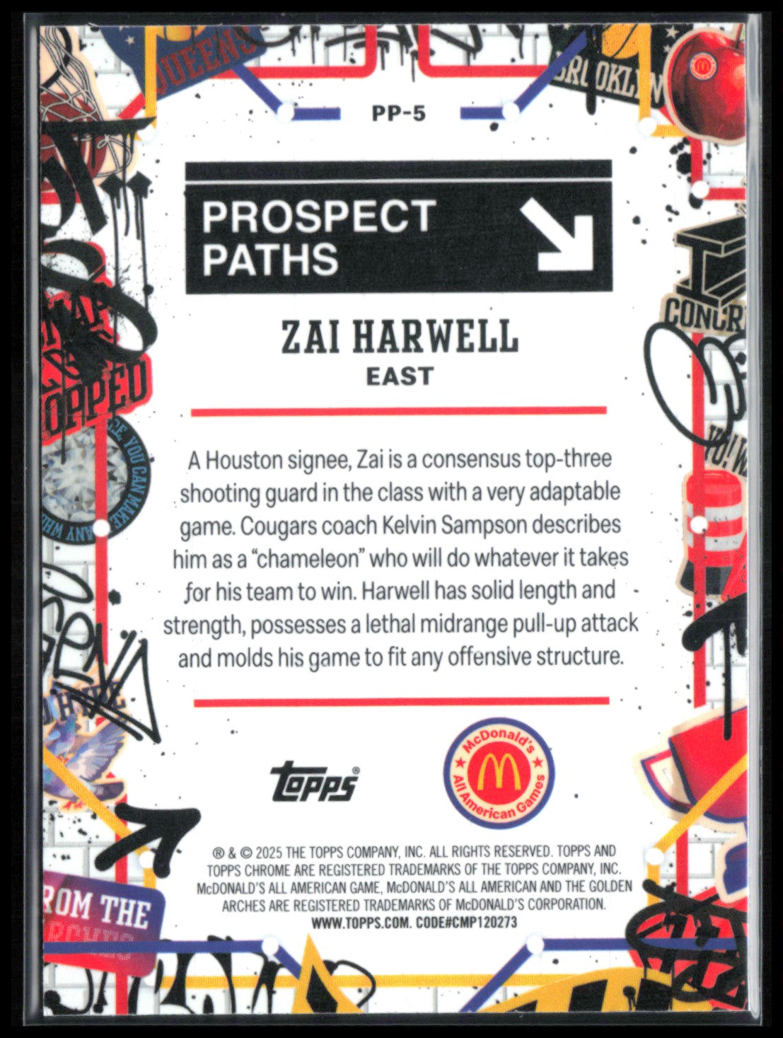 Zai Harwell Prospect Paths