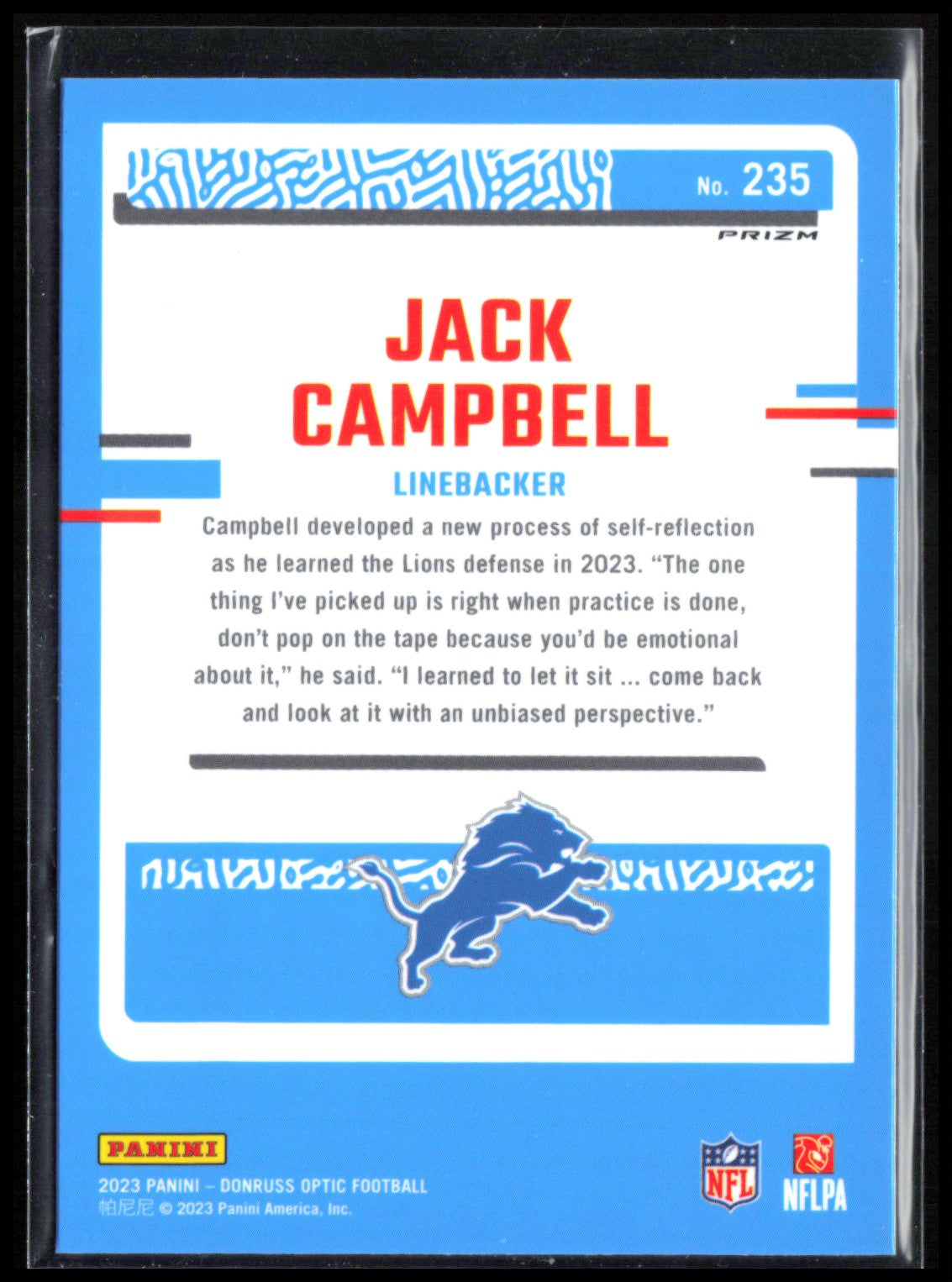 Jack Campbell RC Holo