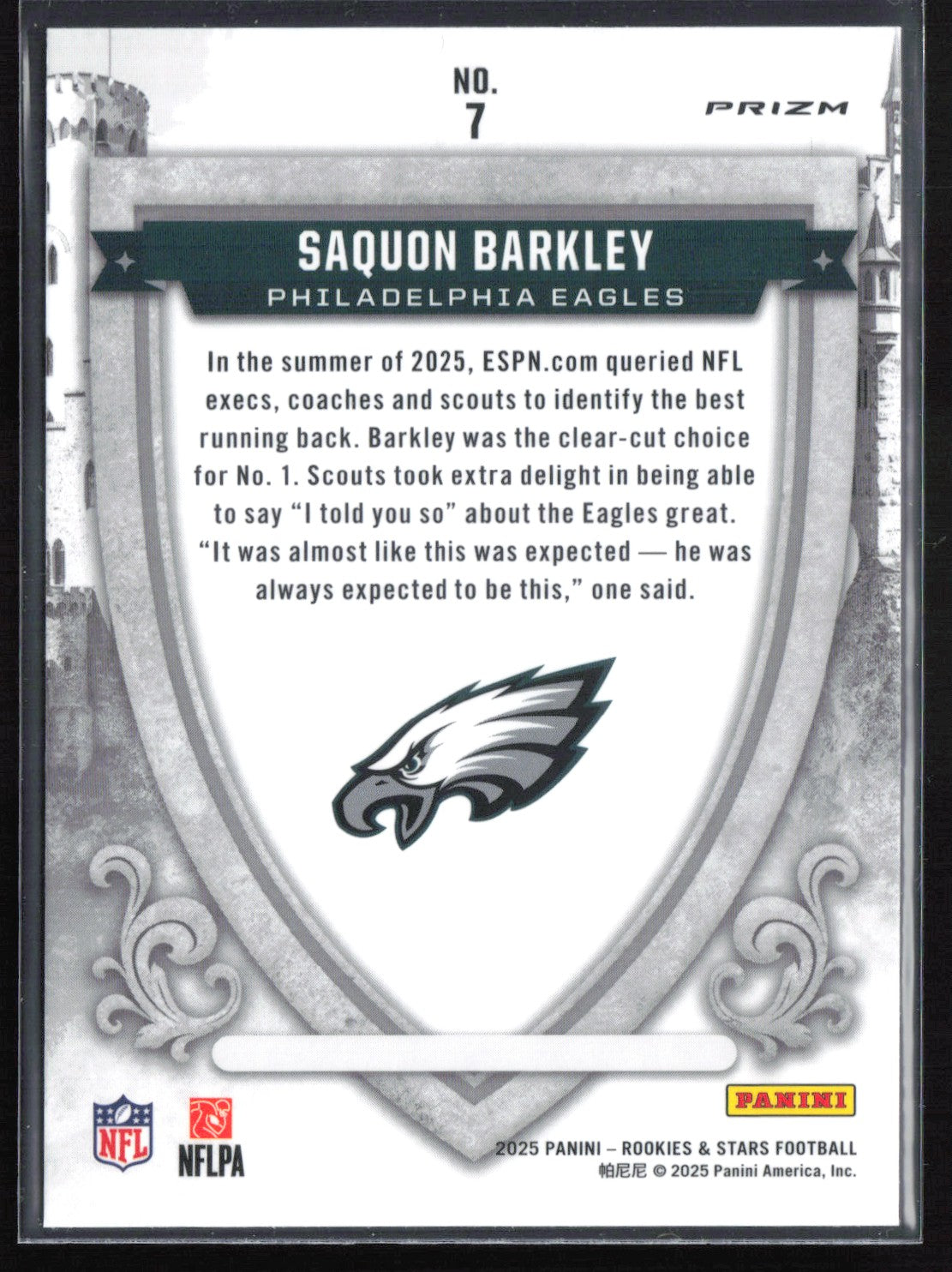 Saquon Barkley Crusade Holo