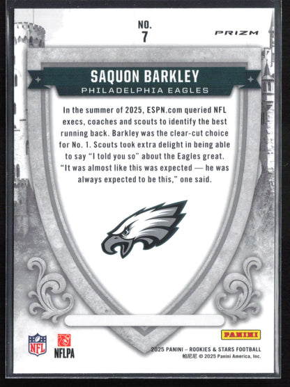 Saquon Barkley Crusade Holo