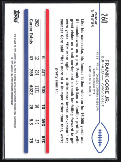 Frank Gore Jr. RC X-Fractor