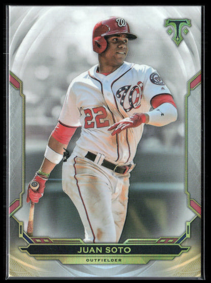Juan Soto 2019 Topps Triple Threads