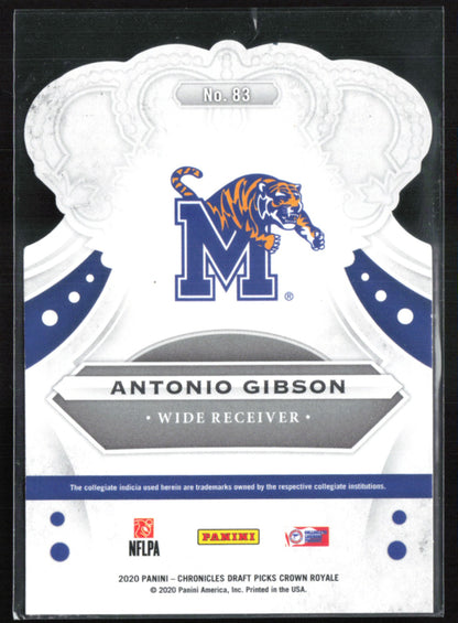 Antonio Gibson RC Blue Die-Cut