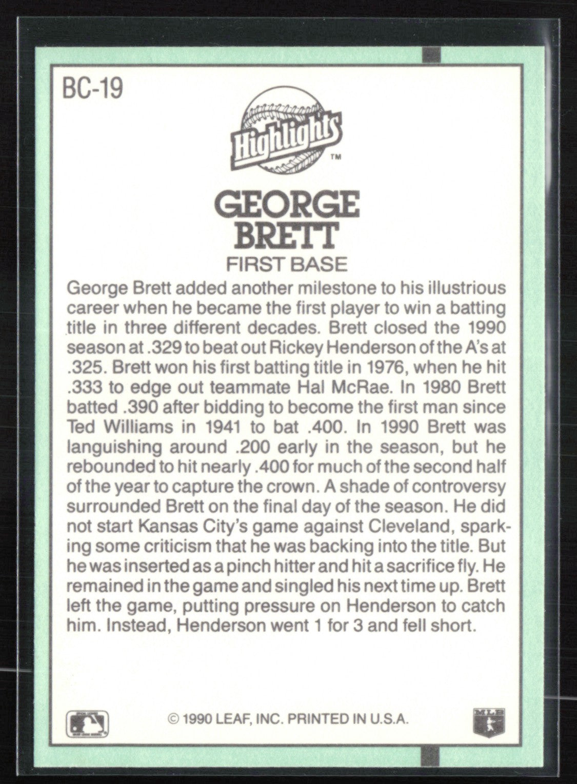 George Brett