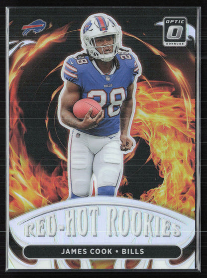 James Cook RC Holo Red-Hot Rookies