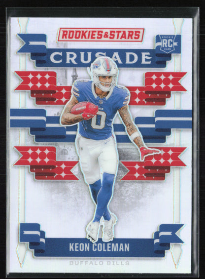 Keon Coleman RC Crusade Holo