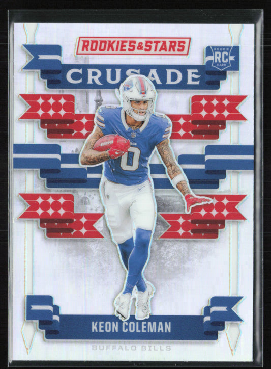 Keon Coleman RC Crusade Holo