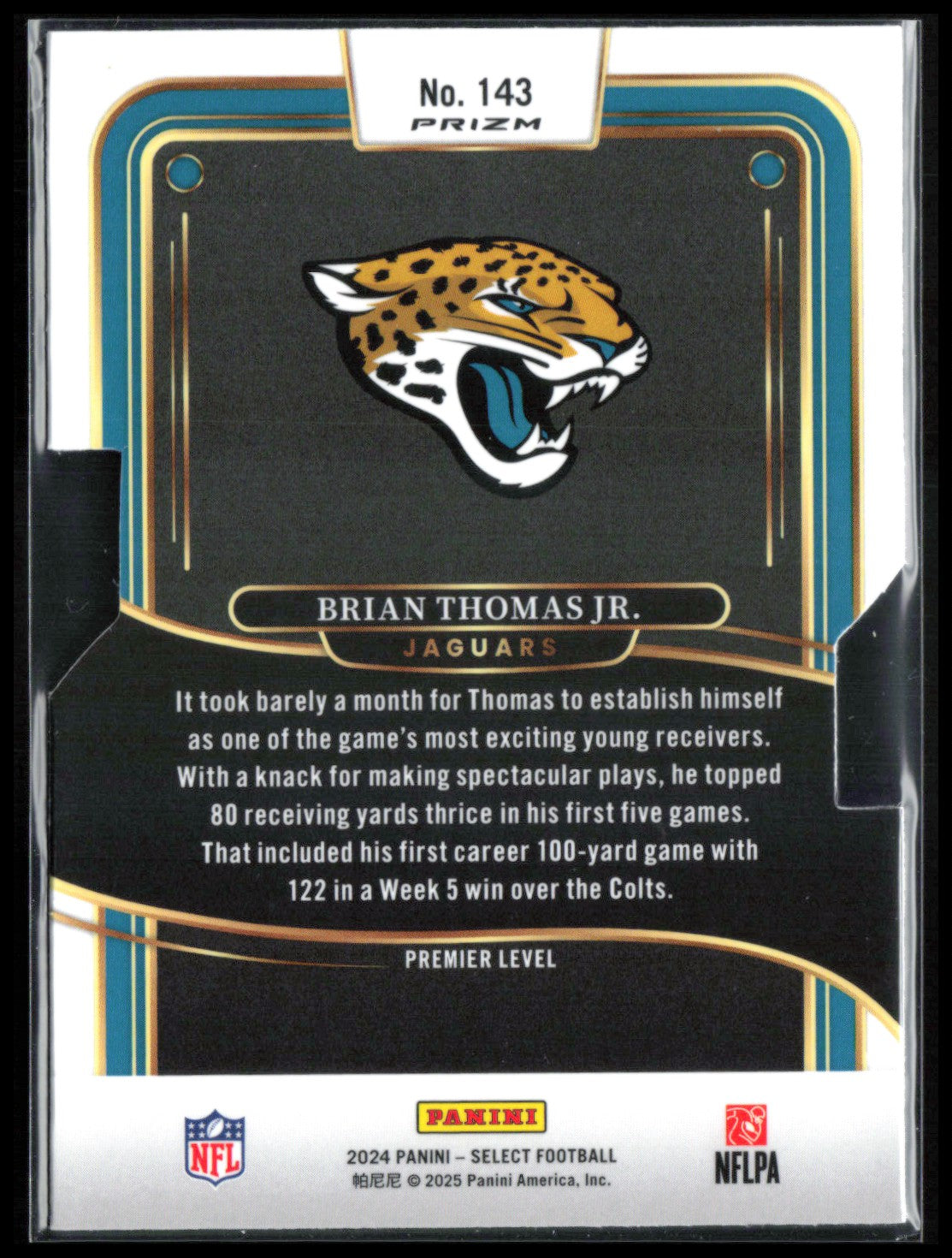 Brian Robinson Jr. RC Silver