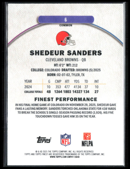 Shedeur Sanders RC