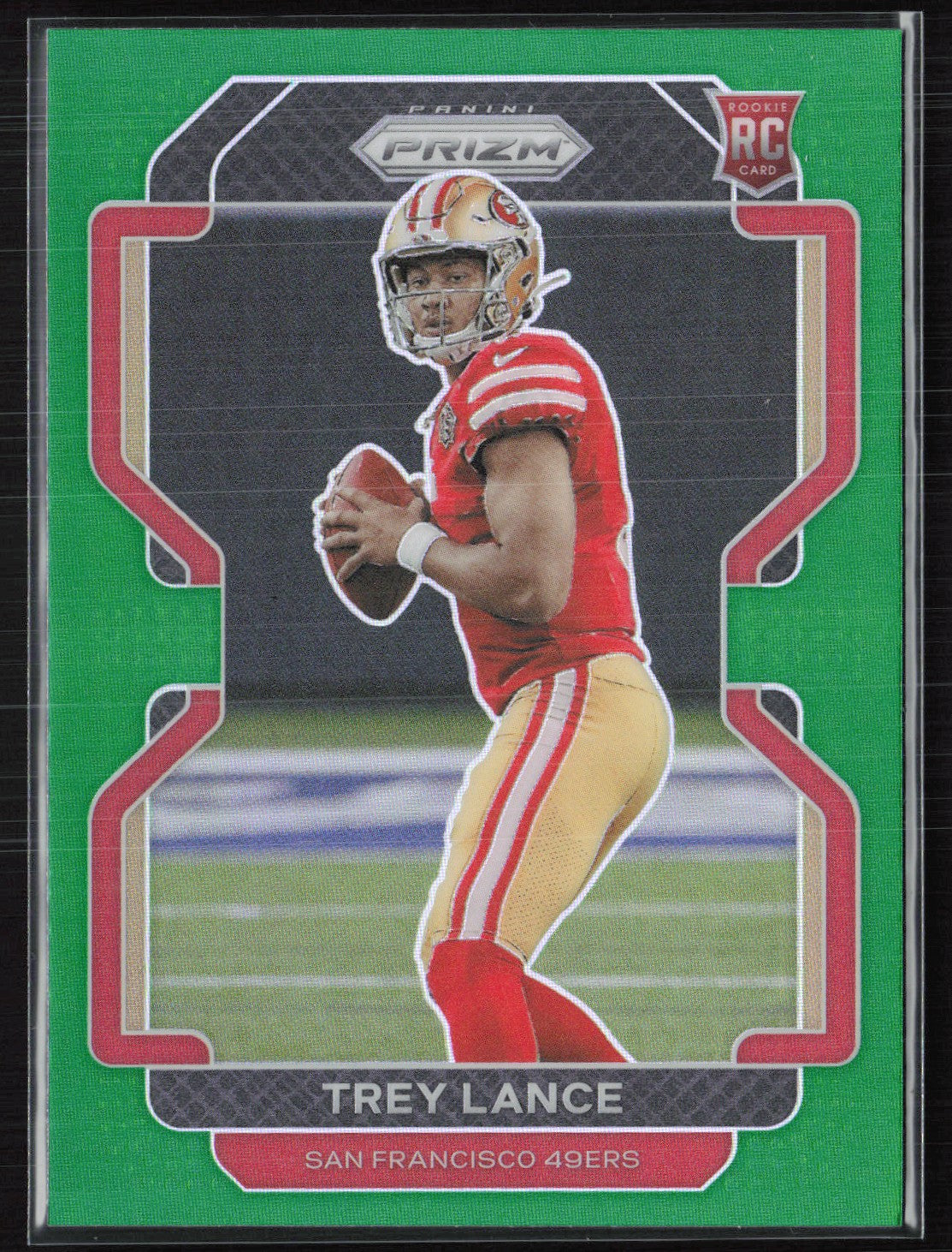 Trey Lance RC Green Prizm
