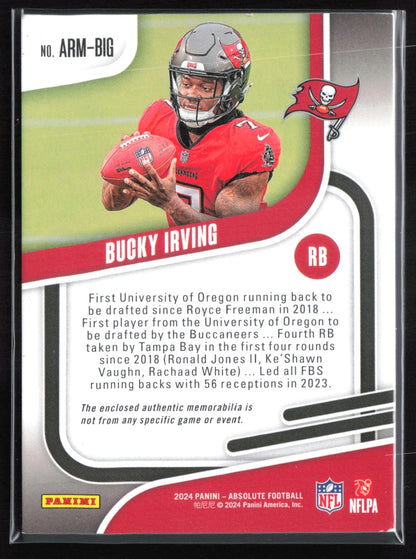 Bucky Irving RC Mem RC