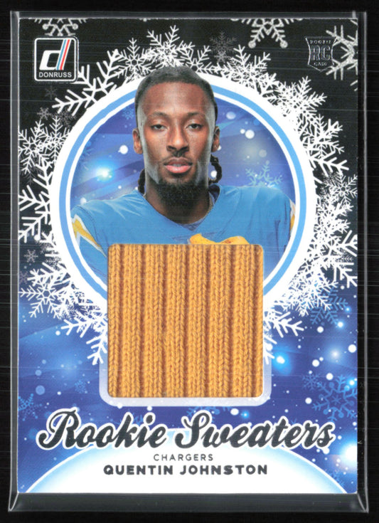 Quentin Johnston RC Rookie Sweaters