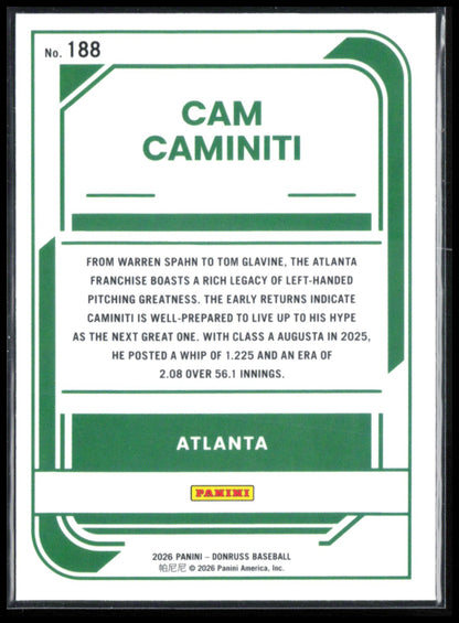 Cam Caminiti Rated Prospect