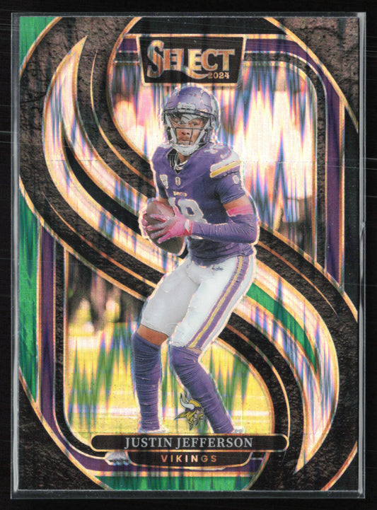 Justin Jefferson Green Black Shock