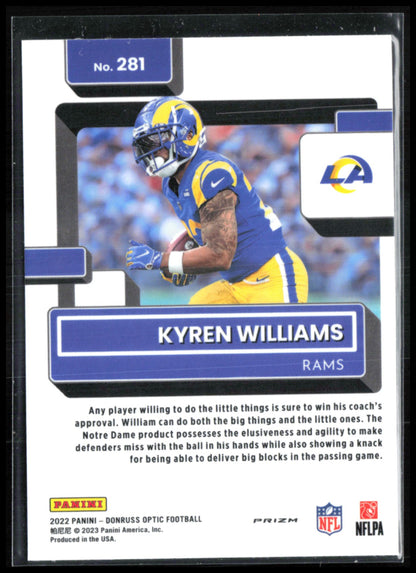 Kyren Williams RC Purple Shock