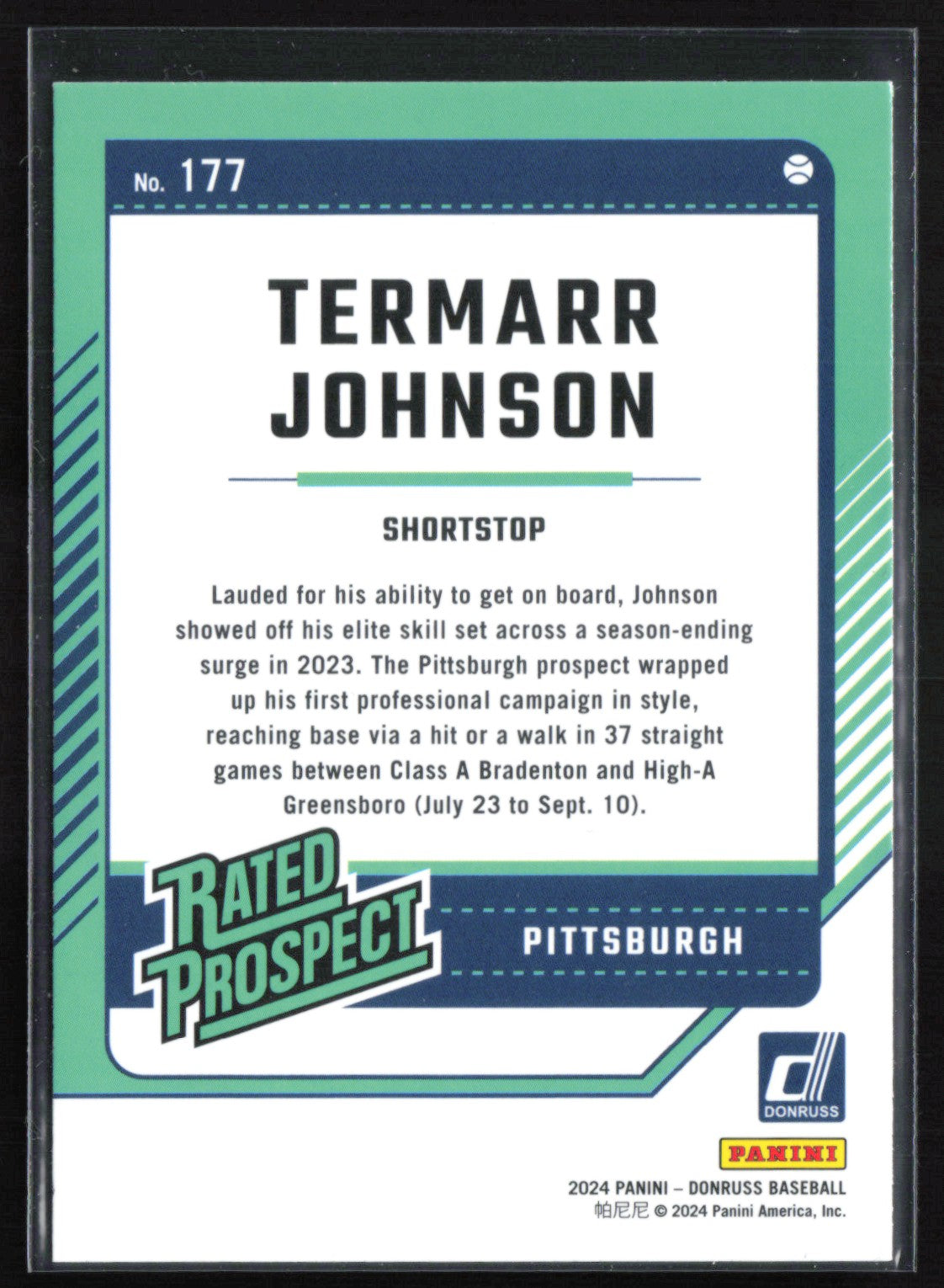Termarr Johnson Prospect Red Blue