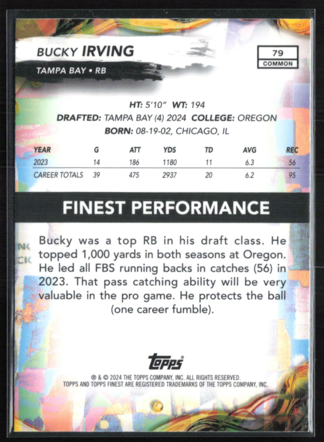 Bucky Irving RC X-Fractor Common