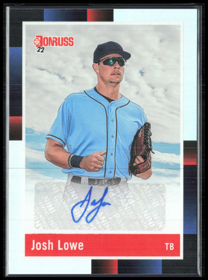 Josh Lowe Auto 2022 Donruss